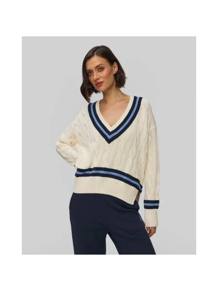 Pulover Pentru Femei Polo Ralph Lauren Cricket Jumper bej