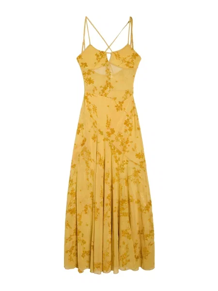 Bershka Rochie de vară curry / șofran galben