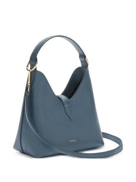 Geanta de piele Furla din piele albastru