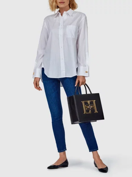 Сорочка Elisabetta Franchi біла