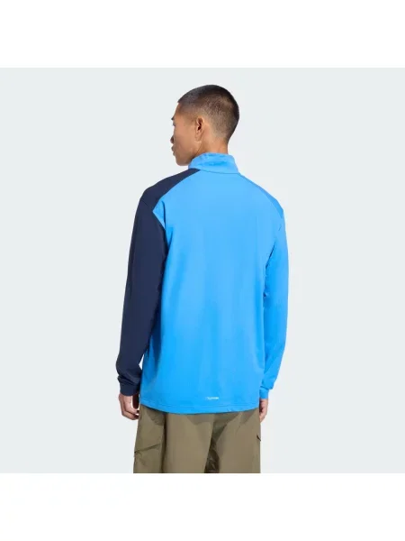 Koszulka z długim rękawem adidas Terrex Multi Climacool half zip XS niebieski