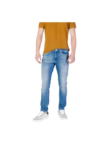 Skinny jeansy skinny Tommy Jeans niebieskie