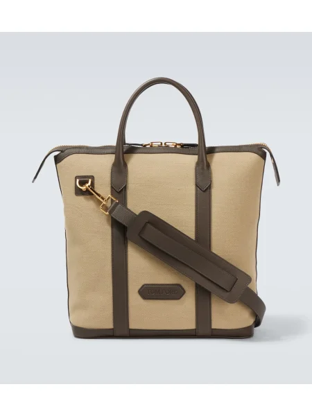 Platno torba Tom Ford bež