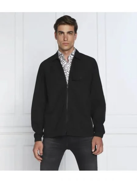 BOSS ORANGE Cămașă | Oversize fit negru