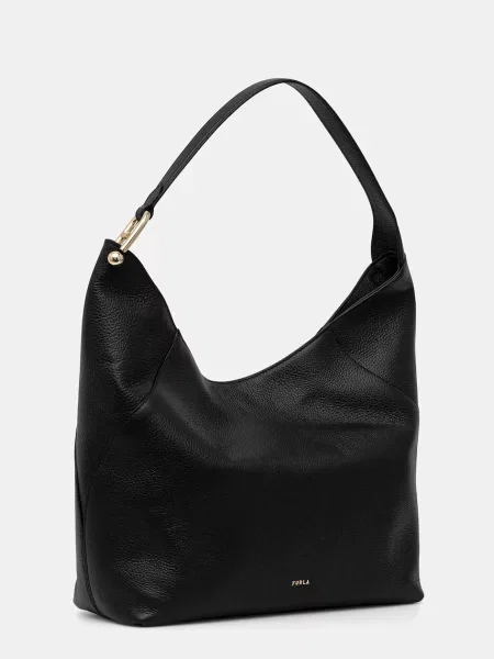 Кожаная сумка хобо Furla