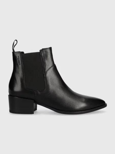 Кожени боти Vagabond Shoemakers MARJA черно с дебел