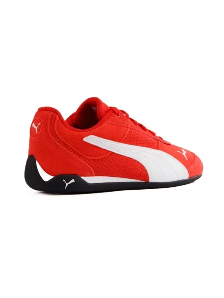 Sneakersy Puma skórzane czerwone