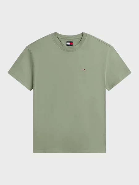 Футболка Tommy Jeans оливкова