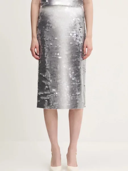 Sportmax spódnica Toano midi prosta czarny