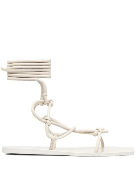 Кожени сандали Rick Owens Lilies с връзки