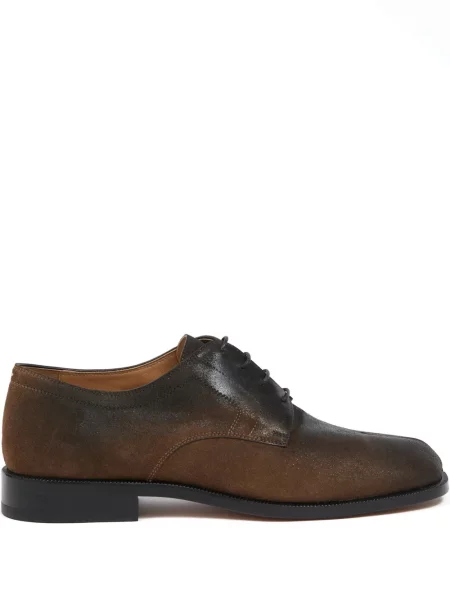 Pantofi derby Maison Margiela din piele maro