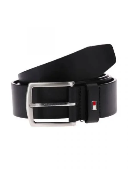 Tommy Hilfiger Curea pentru Bărbați New Denton Belt 90 negru