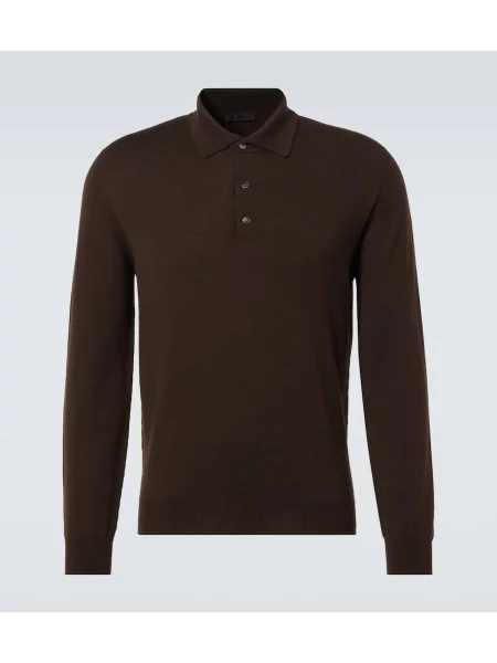 Pulover Saman Amel de lână maro