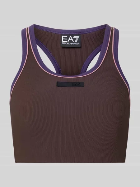 Biustonosz z detalem z logo Ea7 Emporio Armani