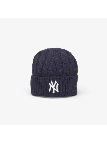 Czapka New Era Knit Thin MLB Short Cuff Beanie New York Yankees Navy Universal granatowa