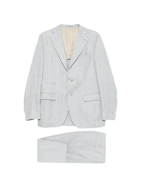 Dungat subțire costum Eleventy de costum cu un singur rând de nasturi albastru