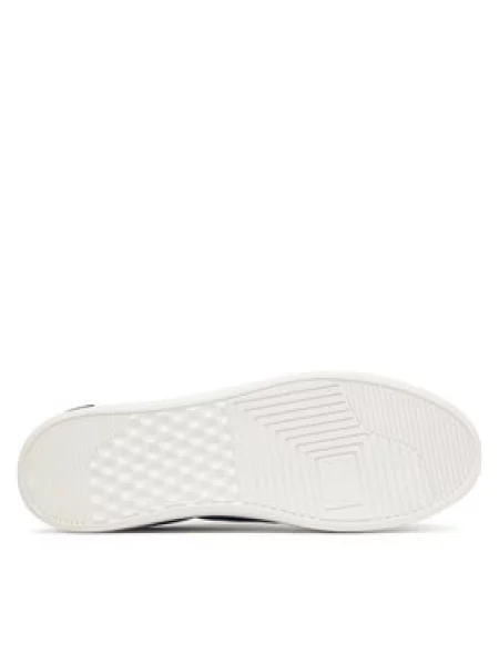 Tommy Jeans Laisvalaikio batai Lightweight Flag Leather Court juoda