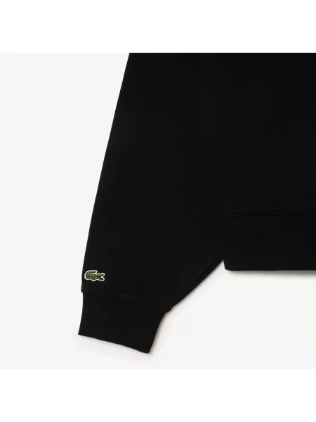 Lacoste Polarowa Bluza czarna