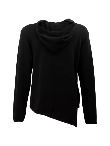 Hanorac cu glugă Comme Des Garçons Homme asimetric negru