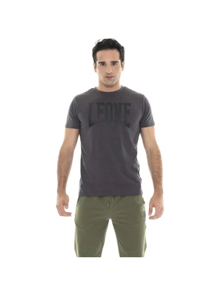 Scurt tricou Leone 1947 cu mâneci scurte cu autograf gri