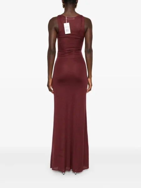 Rochie maxi Aya Muse de costum maro