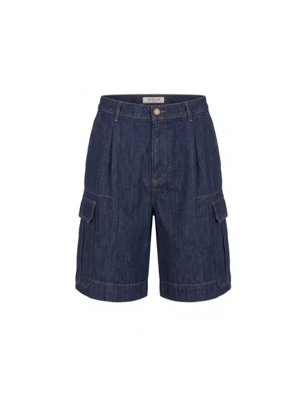 Bermudy Trussardi niebieskie