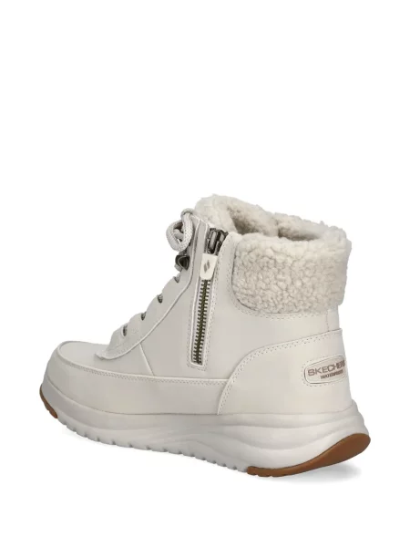 Μποτάκια Skechers με κορδόνια με δαντέλα λευκό
