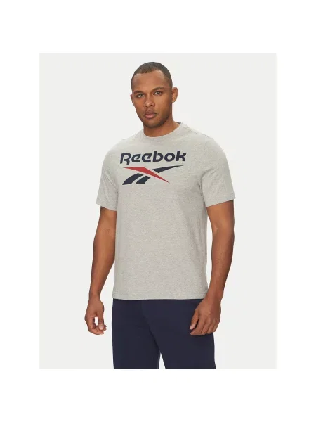 Reebok T-Shirt Regular Fit γκρι