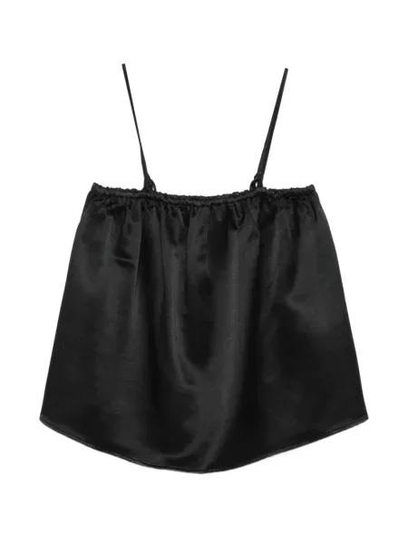 Bluză Soft Goat cu bretele negru