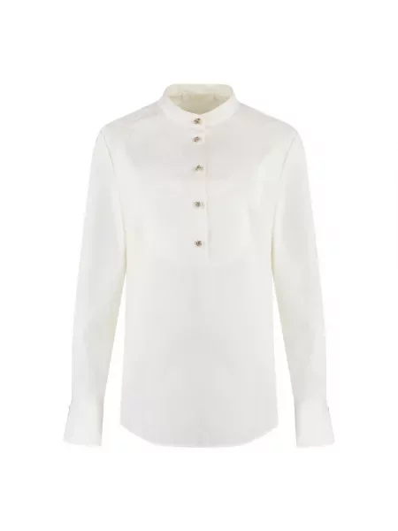 Haftowany top Chloe beżowy