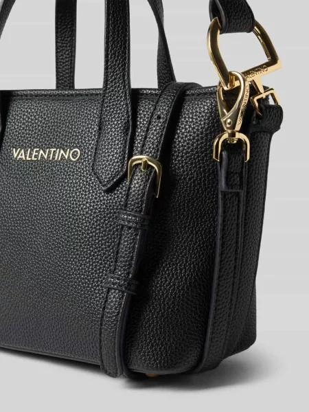 Torba na ramię z napisem z logo model THAOE RE' Valentino Bags czarna