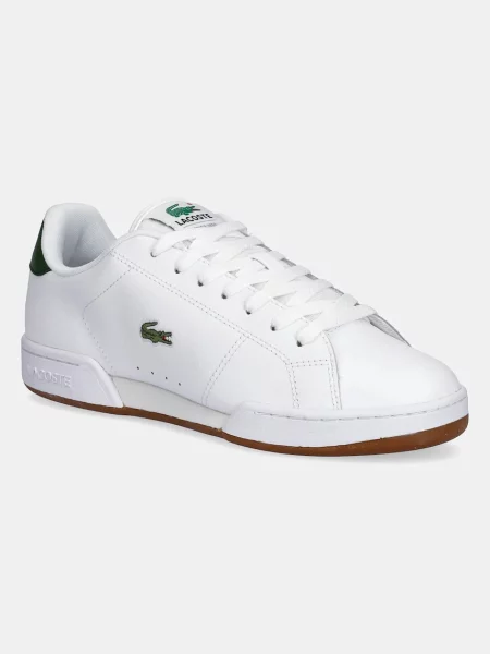 Usnjene superge Lacoste CARNABY CUP bela