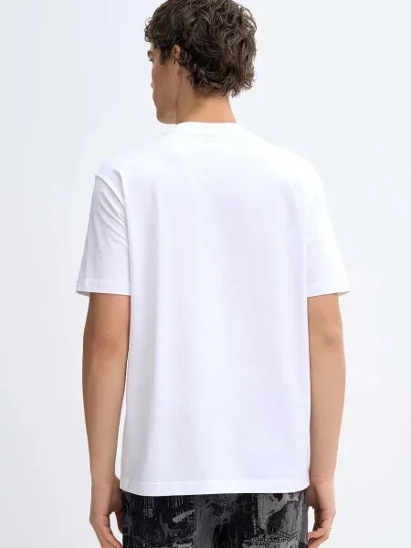 Karl Lagerfeld Jeans Tricou alb