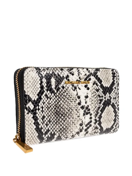 Portofel Michael Michael Kors cu imprimeu geometric roșu