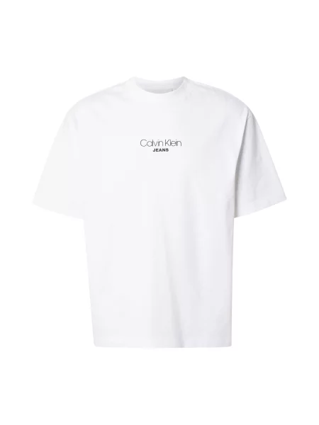 Calvin Klein Jeans Tričko černá bílá
