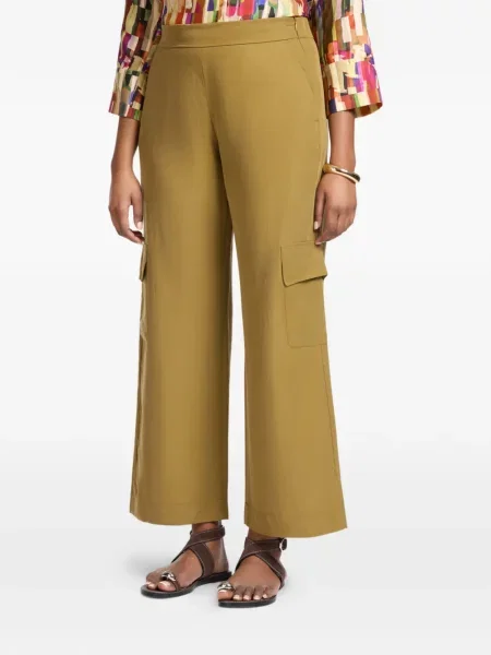 Spodnie cargo Elena Miro' zielone