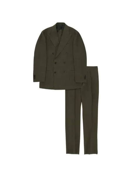 Costum Fortela cu două rânduri de nasturi verde