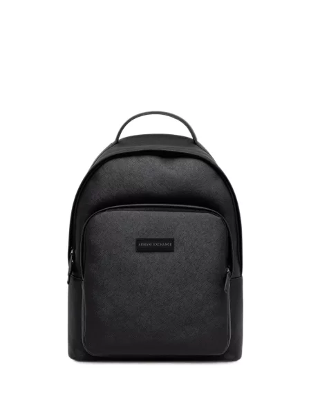 Rucsac Armani Exchange cu autograf negru