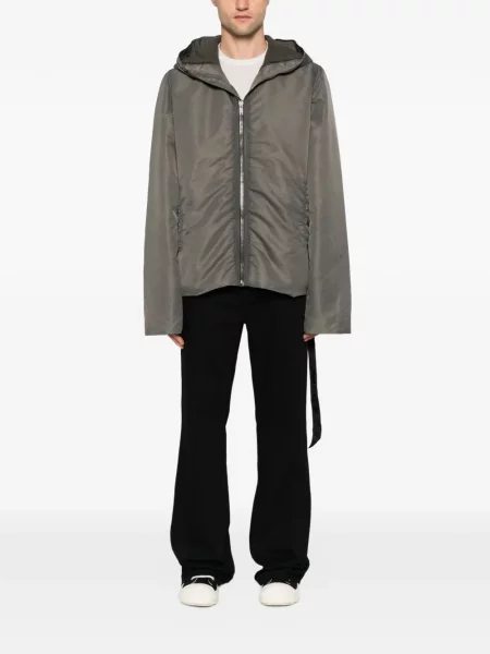 Geacă Rick Owens Drkshdw cu glugă gri
