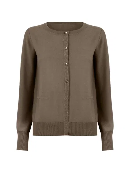 Cardigan Wolford de lână maro