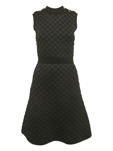 Rochie fără mâneci Sandro fără mâneci de costum negru