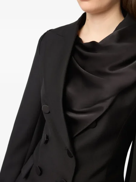 Sacou Nina Ricci drapate negru