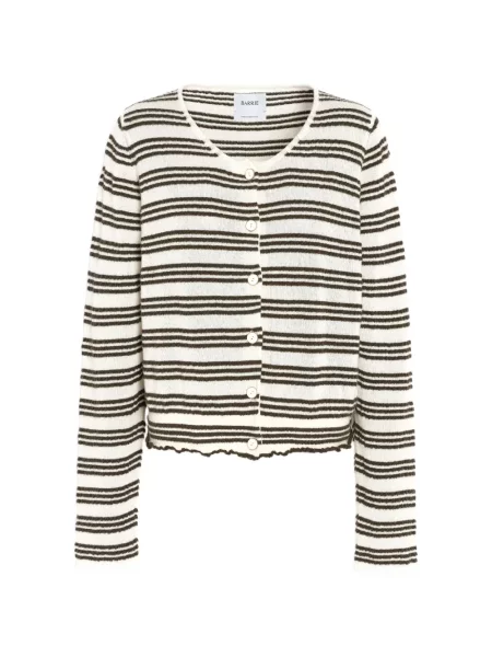 Cardigan Barrie cu dungi tricotate