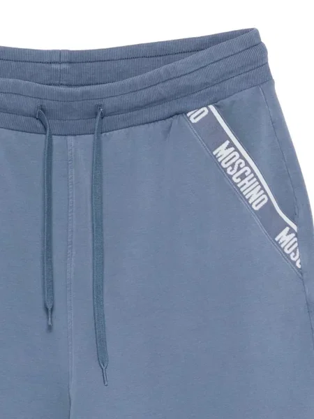 Rövidnadrág Moschino autogrammal kék
