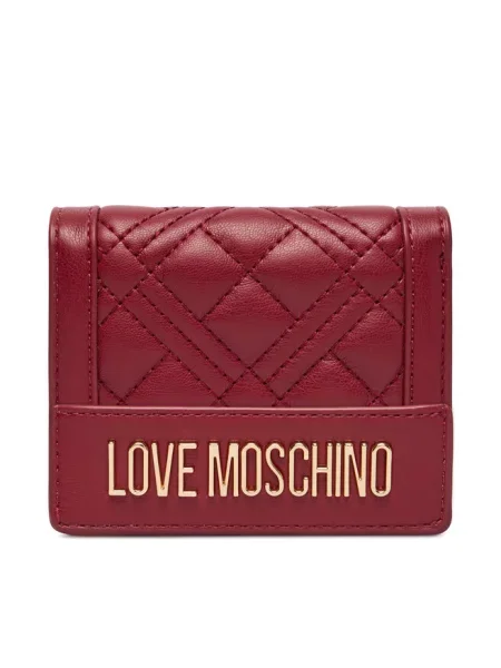 LOVE MOSCHINO Portfel Bordowy