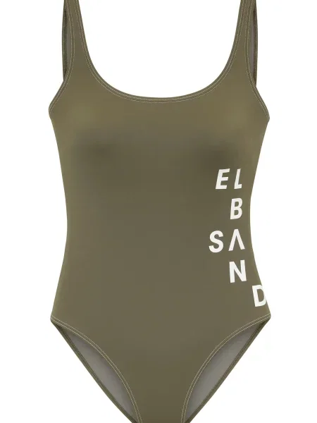 Elbsand Costum de baie întreg oliv alb