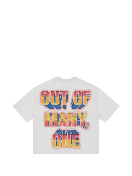 Tricou Godspeed cu imagine alb
