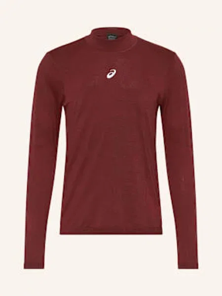 Asics Běžecké Tričko Road Winter Seamless Ls tmavě hnědá