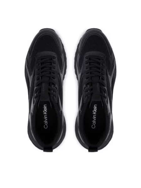 Calvin Klein Laisvalaikio batai Hike Runner Ckstripe Met Mix Mat juoda