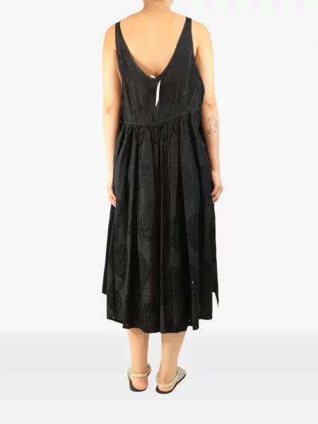 Rochie midi Dosa cu buline negru